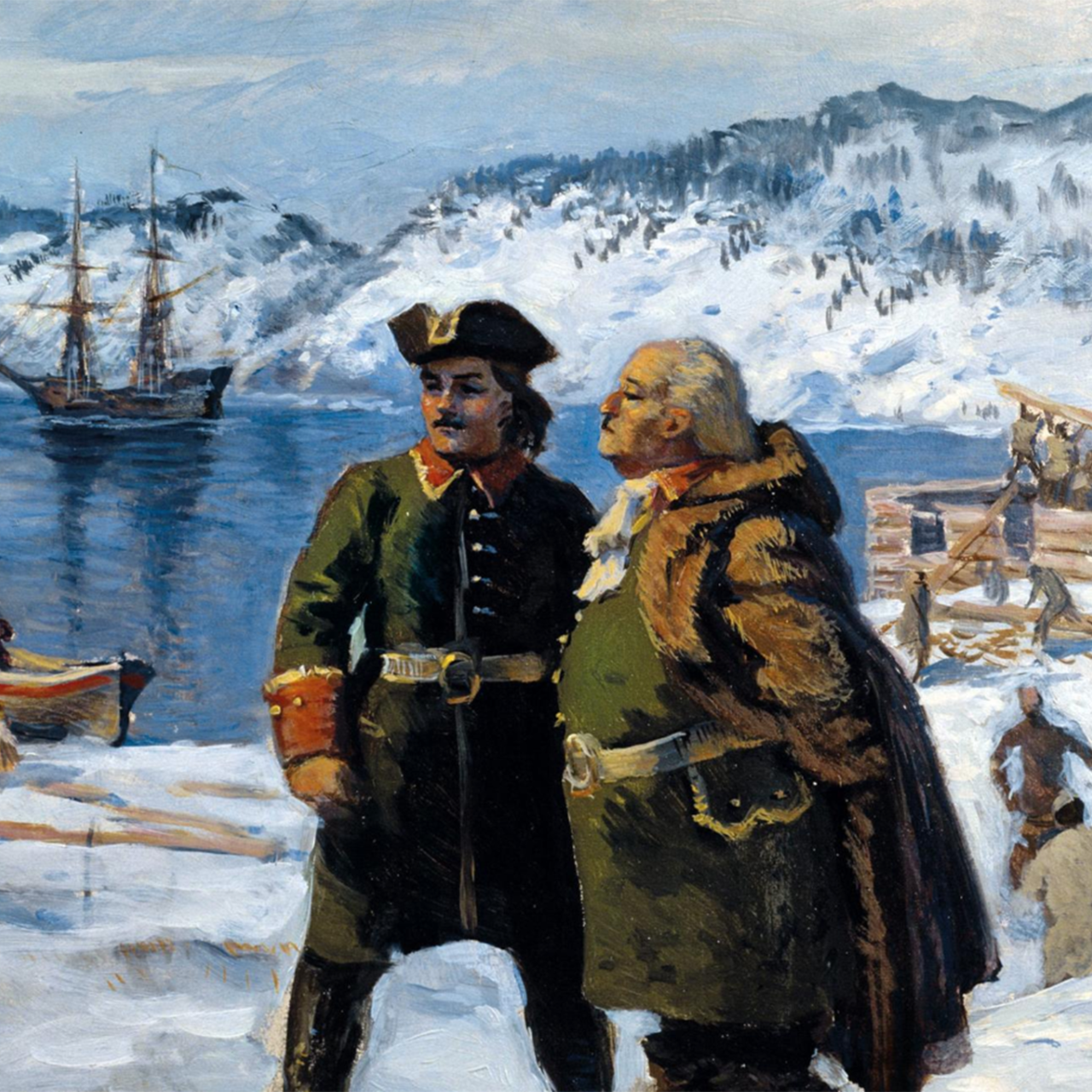 1728 — Мореплаватель Витус Беринг. Витус Беринг 1 Камчатская Экспедиция.