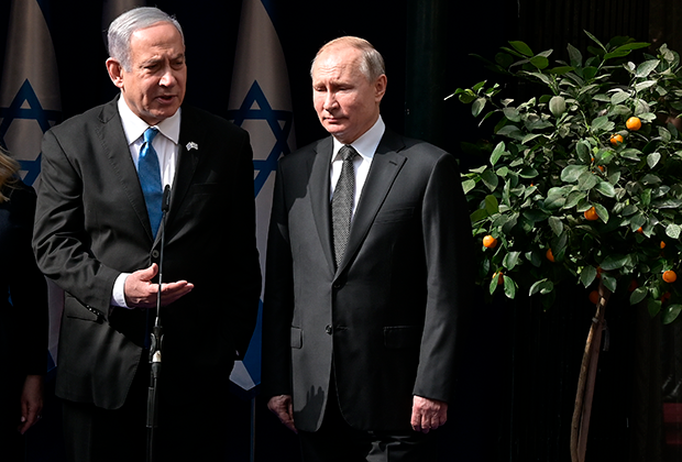 Владимир Путин и Биньямин Нетаньяху в Иерусалиме