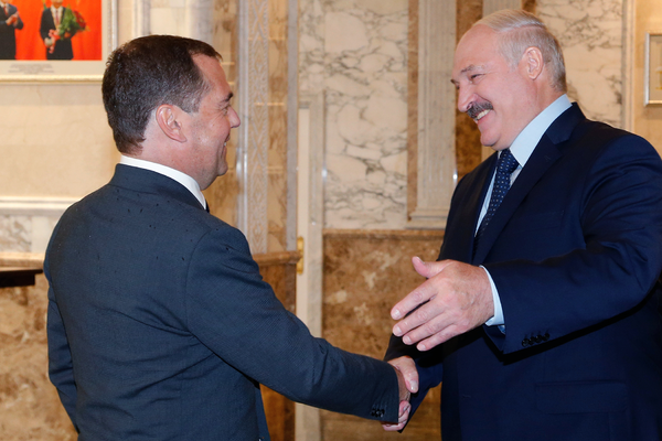 Дмитрий Медведев и Александр Лукашенко, 21 июня 2019