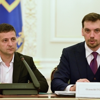 Владимир Зеленский и Алексей Гончарук