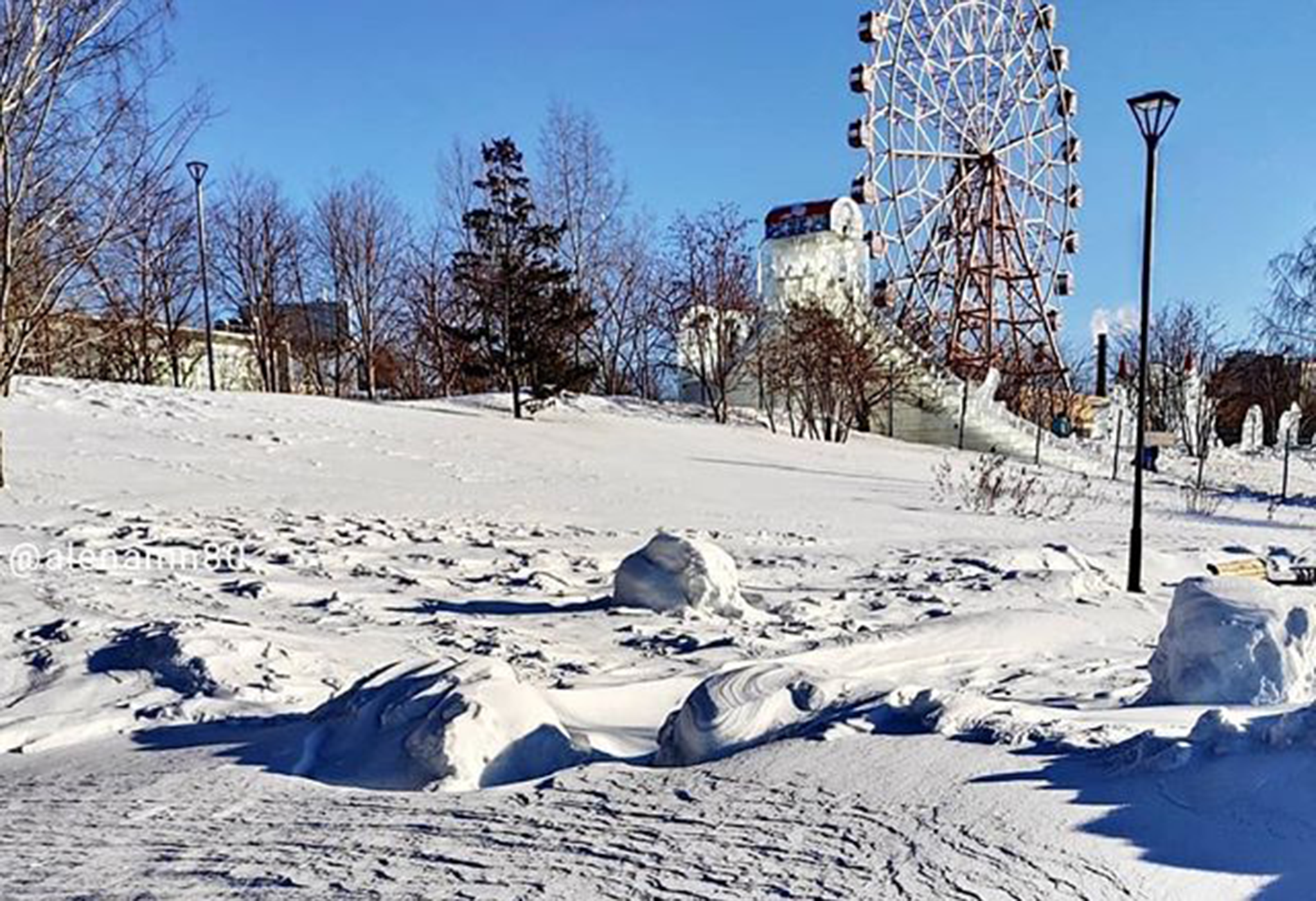 Россия в снегу фото