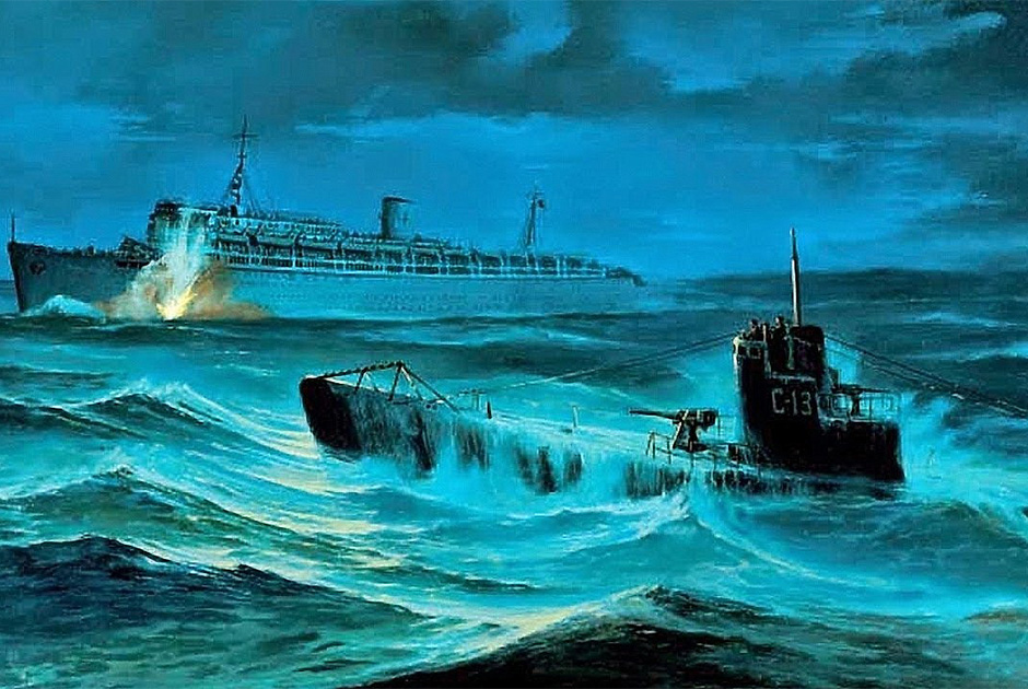 30 января 1945 года. Атака советской подводной лодки С-13