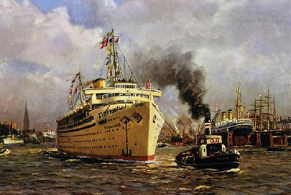 1938 год. Лайнер «Вильгельм Густлофф» выходит в очередной морской круиз
