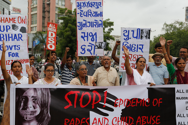 Протесты против изнасилований в Индии