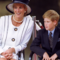 Принцесса Диана и принц Гарри в 1995 г.
