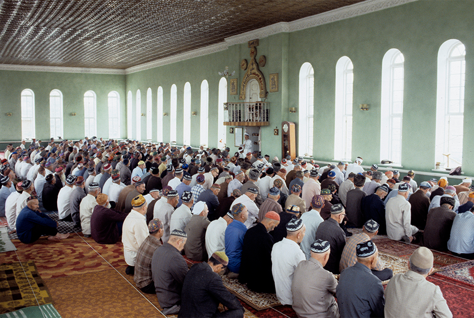 Мечеть в Чечне, конец 1980-х