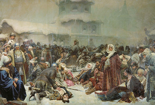 Клавдий Лебедев «Марфа Посадница. Уничтожение новгородского веча»