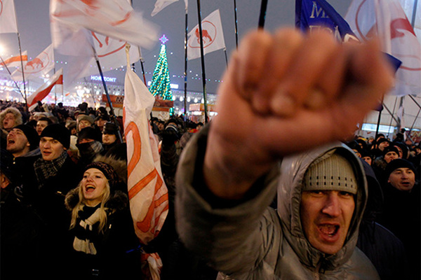 Массовые протесты белорусской оппозиции