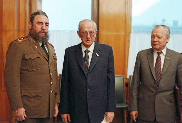 Встреча Юрия Андропова с Фиделем Кастро, 1982 год