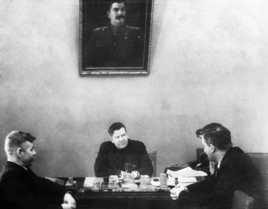 Руководители подпольного движения в Карелии во время Великой Отечественной войны. Юрий Андропов — крайний справа
