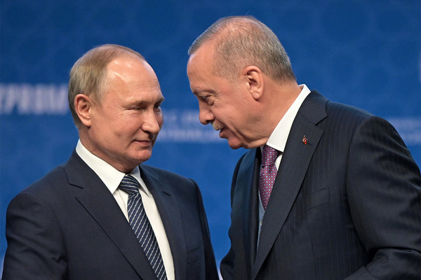 Владимир Путин и Реджеп Тайип Эрдоган 