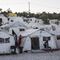 Лагерь беженцев на острове Лесбос в Греции