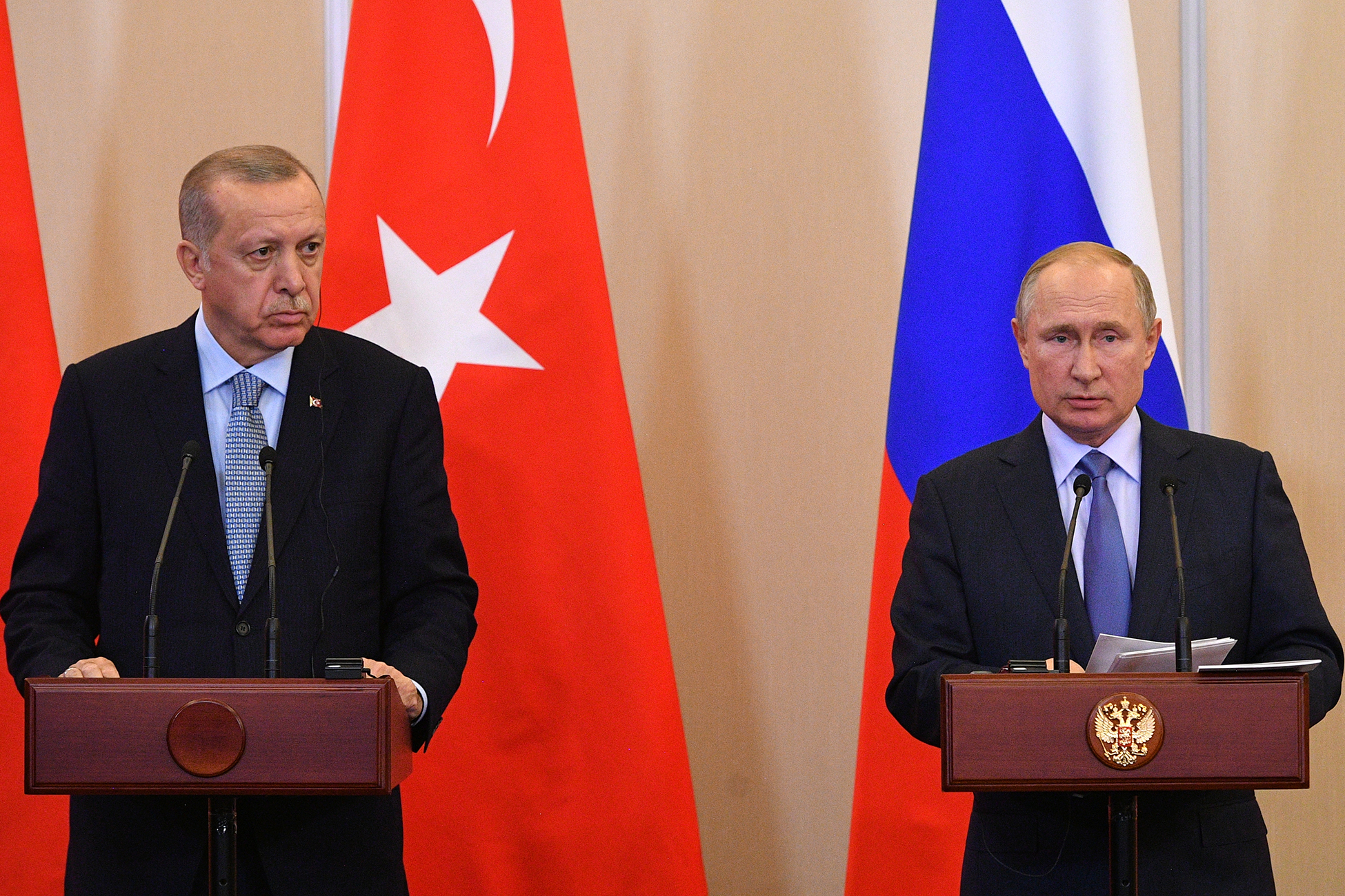 Кремль анонсировал переговоры Путина и Эрдогана в Москве