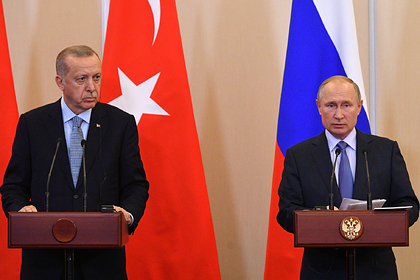 Кремль анонсировал переговоры Путина и Эрдогана в Москве