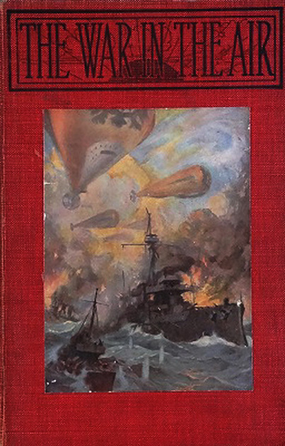 Обложка первого издания романа Герберта Уэллса «Война в воздухе»