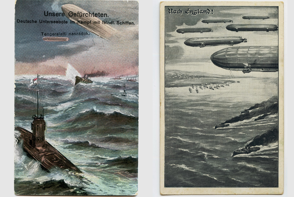 «На Англию!» Немецкие пропагандистские открытки 1914 года