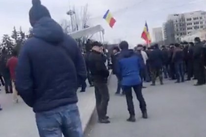 Ветераны конфликта в Приднестровье штурмовали правительство Молдавии