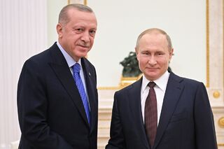 Реджеп Эрдоган и Владимир Путин