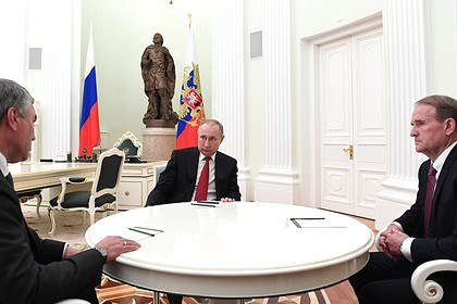 Путин оценил идею встречи парламентариев «нормандской четверки»