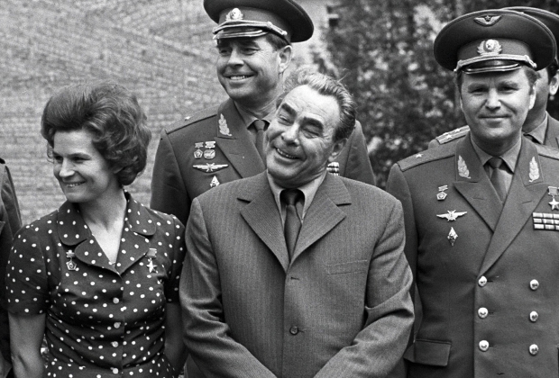 Терешкова и генсек Брежнев, 1972 год