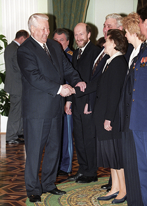 Терешкова и Борис Ельцин, 1999 год