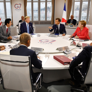 Участники саммита G7 в 2019 году