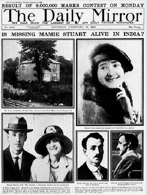 В 1923 году Daily Mirror писала, что Мейми Стюарт якобы видели в Индии