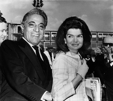 Аристотель Онассис с супругой Жаклин Кеннеди, 1968 год