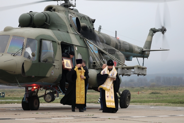 После воздушного крестного хода в Северной Осетии