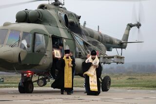 После воздушного крестного хода в Северной Осетии