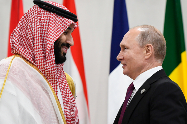 Мухаммед ибн Салман Аль Сауд и Владимир Путин