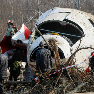 Место крушения польского Ту-154М в Смоленске