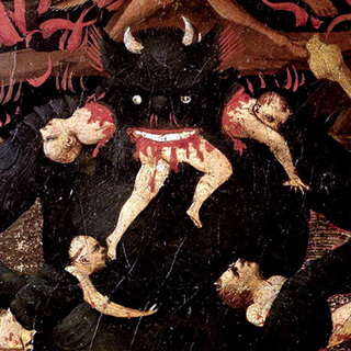 Фрагмент картины Фра Анджелико «Страшный суд» 