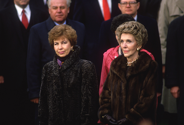 Раиса Горбачева и первая леди США Нэнси Рейган, Вашингтон, 1987 год