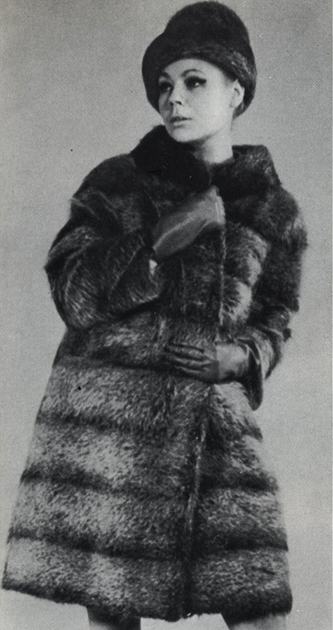 Мила Романовская в съемке для «Журнала Мод», 1967 год