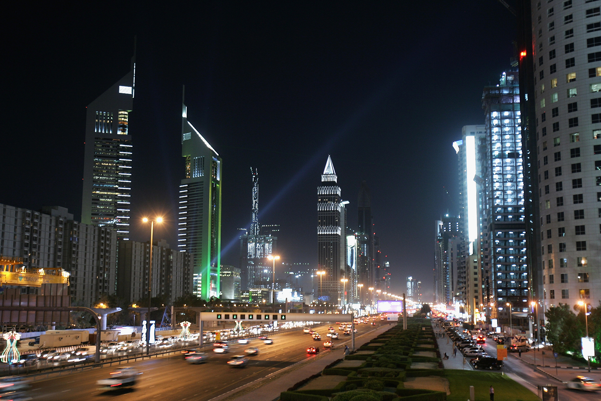 Дубай улицы города