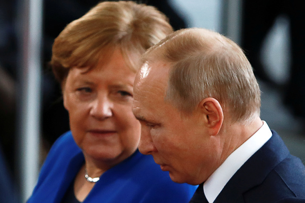 Ангела Меркель и Владимир Путин