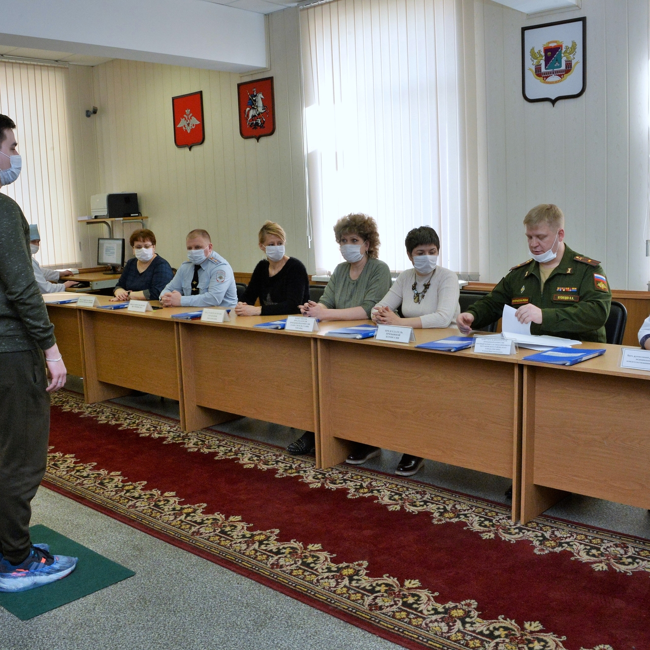 Призывная комиссия в военкомате