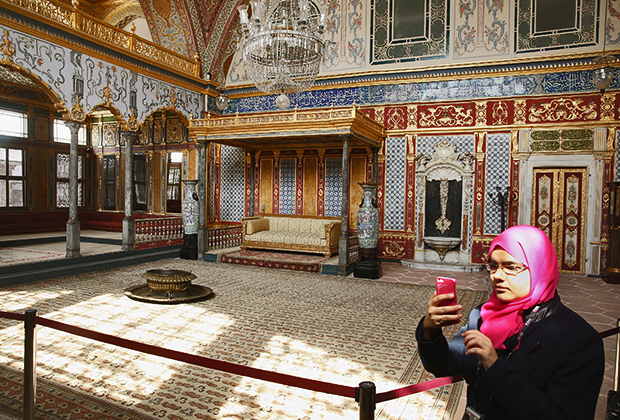 Внутренние покои дворца Топкапы в Стамбуле