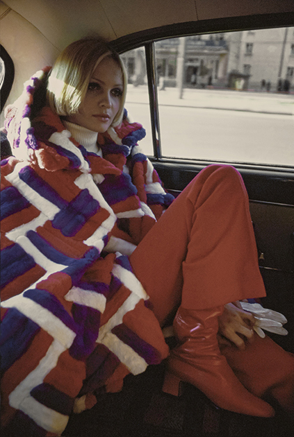 Галина Миловская на съемках для журнала Vogue, 1969 год