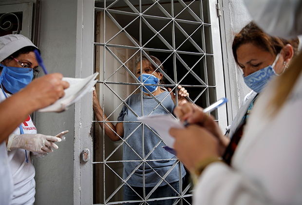 Работа кубинских и венесуэльских врачей в Каракасе