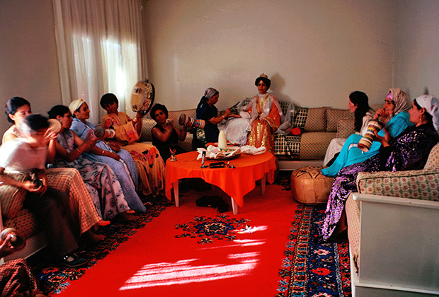 Традиционный «день хны» для марокканской невесты
