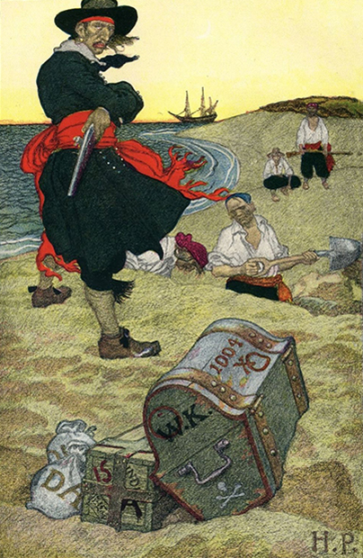 Иллюстрация из «Книги Говарда Пайла о пиратах», начало XX века