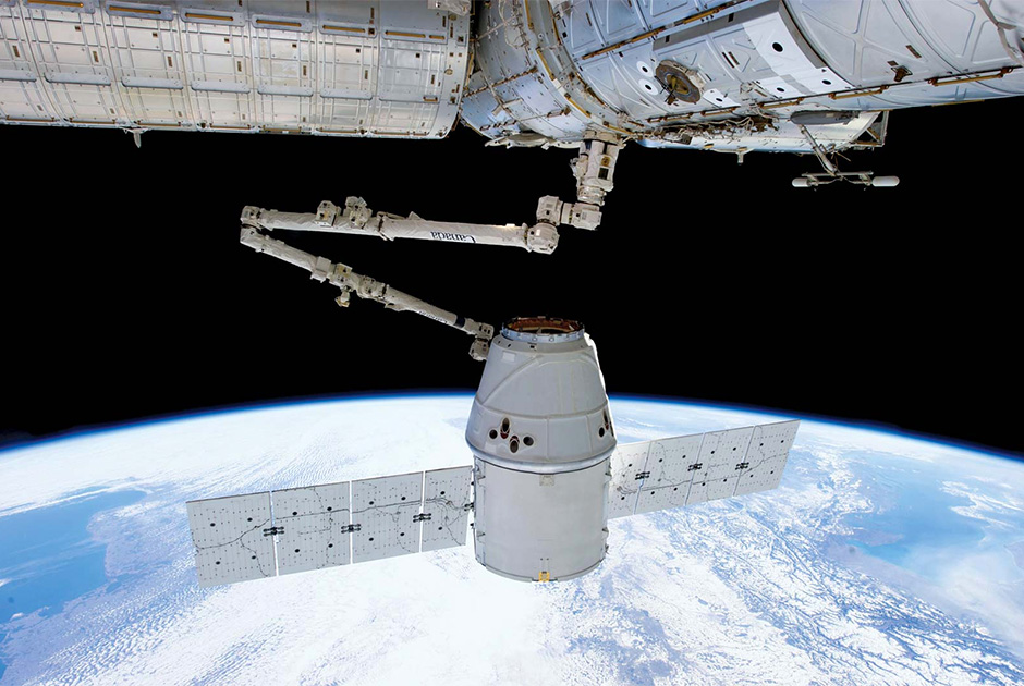 22 мая 2012 года состоялся третий пуск Falcon 9, в ходе которого Dragon впервые доставил груз на МКС. В течение шести суток грузовик был пристыкован к модулю Harmony американского сегмента станции, после чего успешно вернулся на Землю. В настоящее время Dragon является единственным в мире действующим грузовым космическим кораблем, способным доставлять значительные объемы грузов с МКС на Землю и допускающим многоразовое использование.