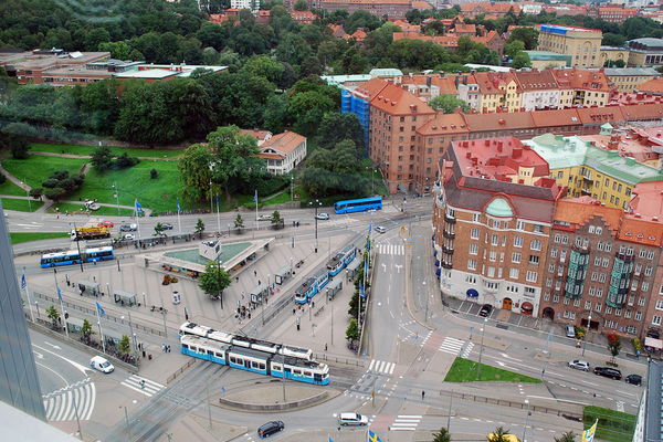 Площадь и транспортный хаб Korsvägen