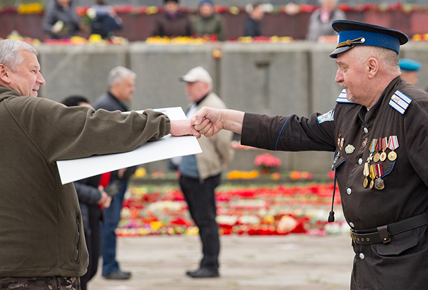 9 мая, Рига. Ветераны празднуют День Победы