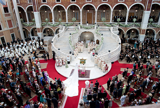 Церемония бракосочетания князя Монако Альбера и Шарлен, 2 июля 2011 года