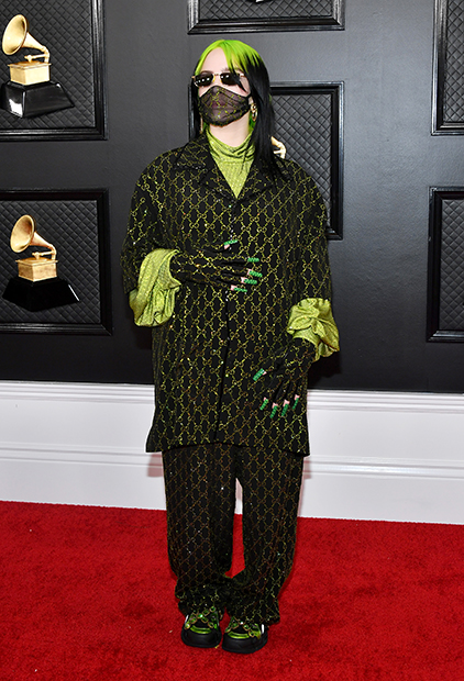 Билли Айлиш в Gucci на музыкальной премии Grammy 2020