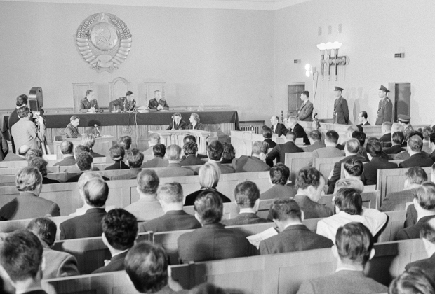 Судебный процесс над американскими шпионами в Верховном суде СССР