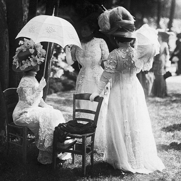 Прием в саду, Англия, 1900-е годы
